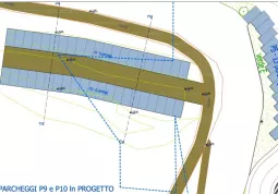 I parcheggi del primo lotto in corso